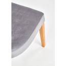 Стул HALMAR ROIS дуб медовый/серый